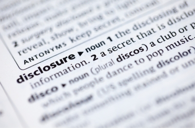 disclosure
